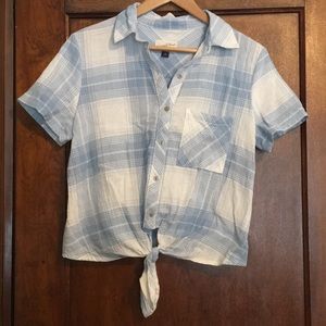 VINTAGE THREAD CROP TIE TOP